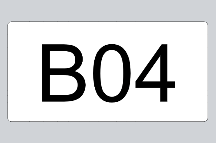 Engraved Plastic Label