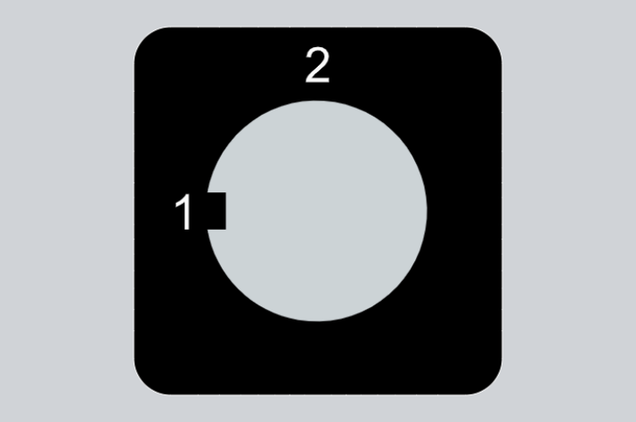 Engraved Plastic Switch Label