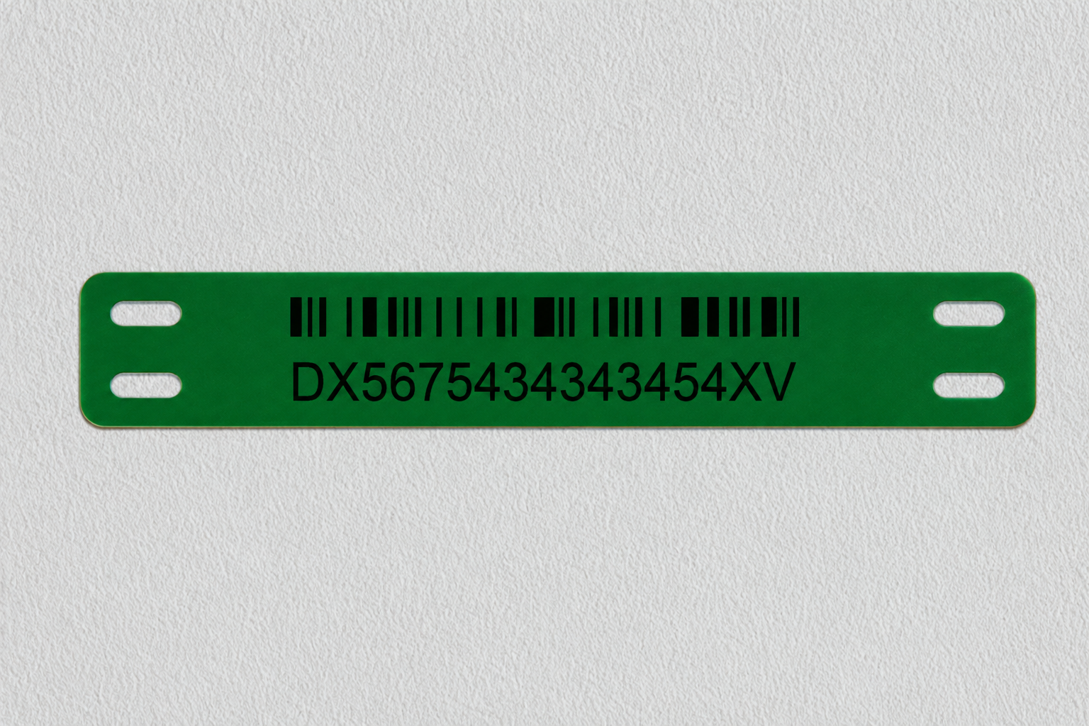 Cable Label With Barcode