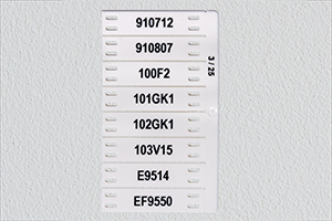 White Cable Tags