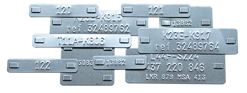 Embossed Cable Marking
