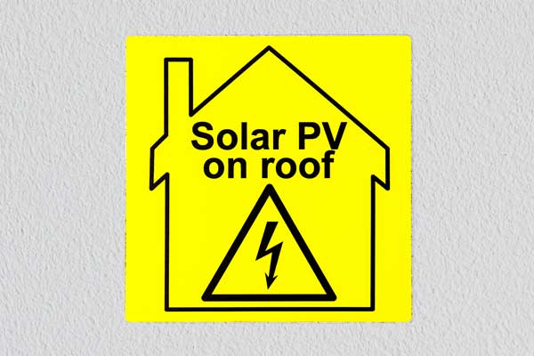 Printed Plastic Solar Sign