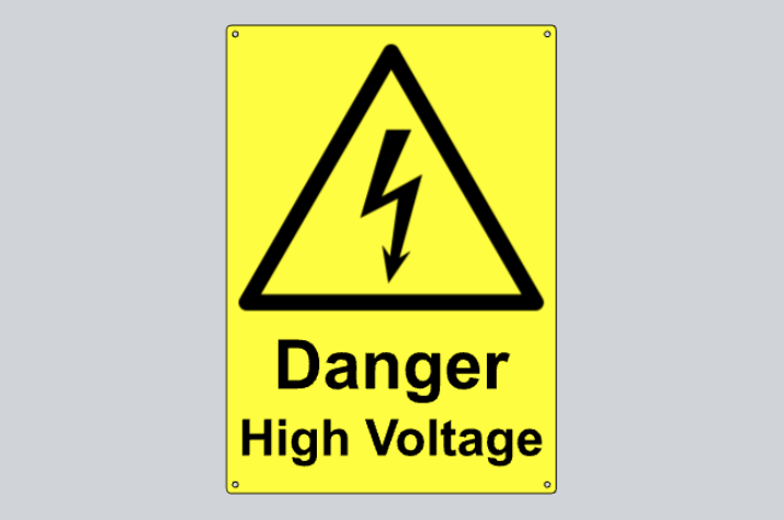 Electrical Warning Sign