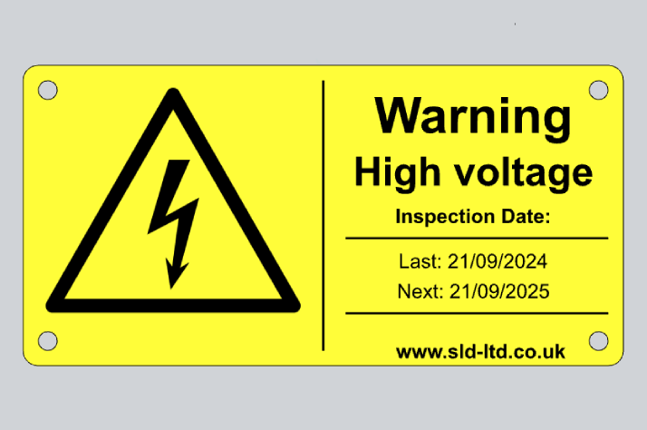 Engraved Isolator Switch Sign
