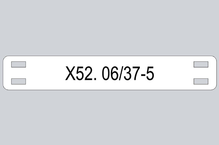 Engraved Cable Marker Example