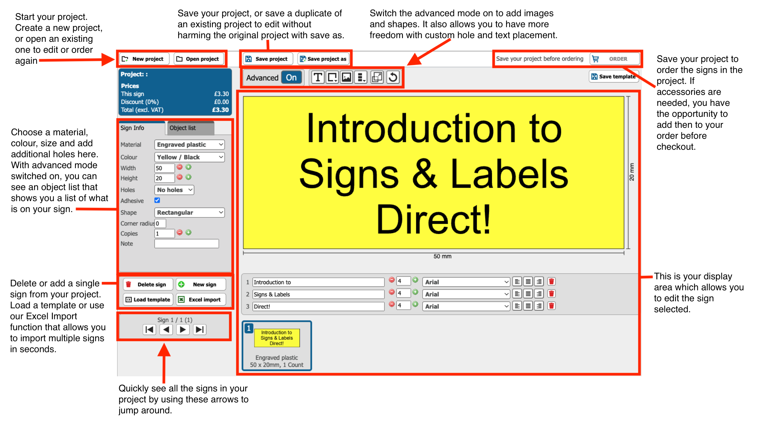 Signs and Labels Direct SSA
