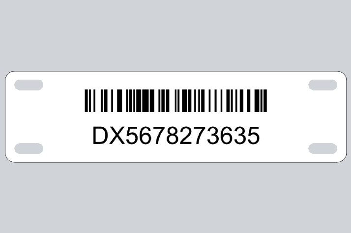 Cable marking with barcode