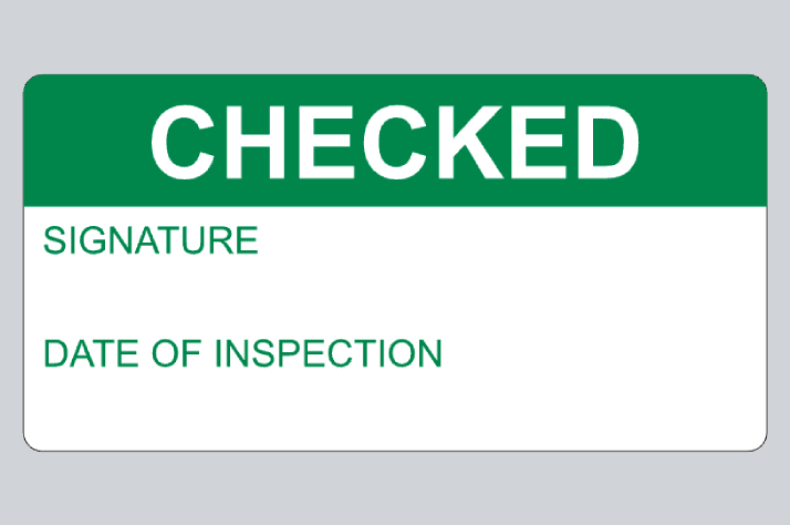 Check Inspection Sticker