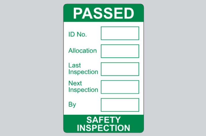 Inspection Sticker